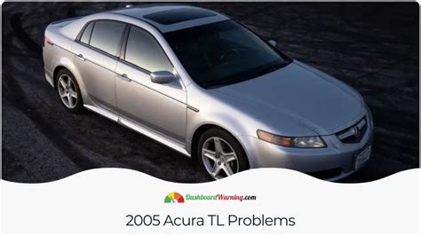 2005 acura tl issues